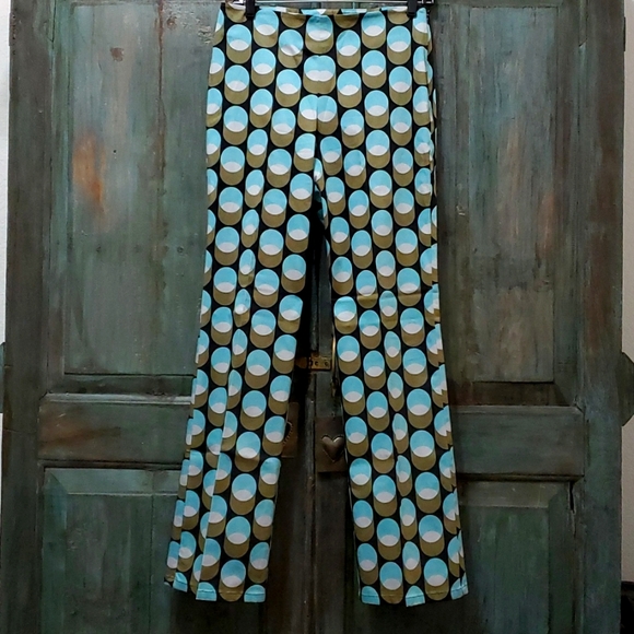 bentley a. Retro Geometric Print, Straight Legs, Size 6, NWOT - Picture 1 of 9